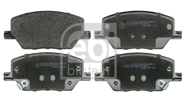 Brake Pad Set, disc brake (Front axle)  Art. 116381