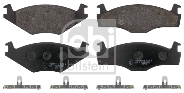 Brake Pad Set, disc brake (Front axle)  Art. 16076