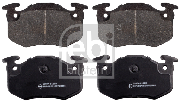 Brake Pad Set, disc brake (Rear axle)  Art. 16189