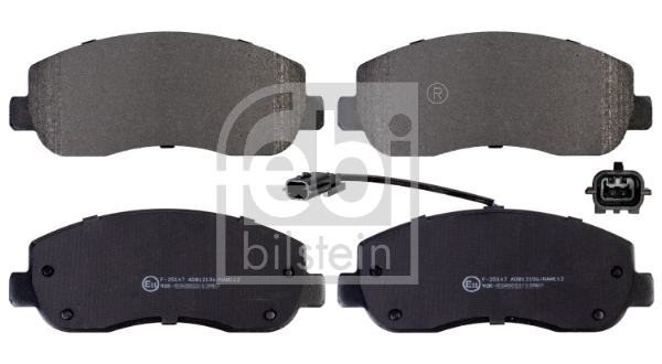 Brake Pad Set, disc brake (Front axle)  Art. 16845