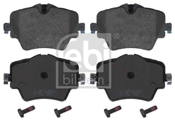 Brake Pad Set, disc brake (Front axle)  Art. 16908