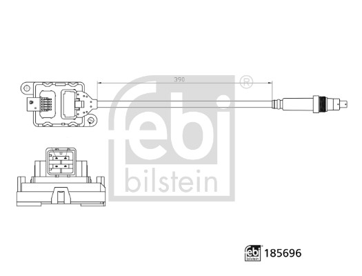 NOx Sensor, urea injection  Art. 185696