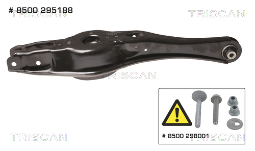 Control/Trailing Arm, wheel suspension (Front axle)  Art. 8500295188