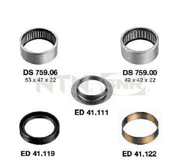 Bushing, axle beam (Rear axle, both sides)  Art. KS55900