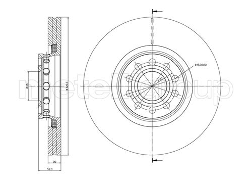 Brake Disc (Front axle)  Art. 230747C