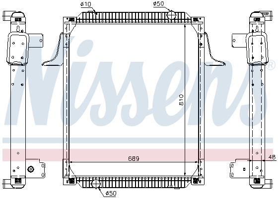 Radiator, engine cooling  Art. 67257