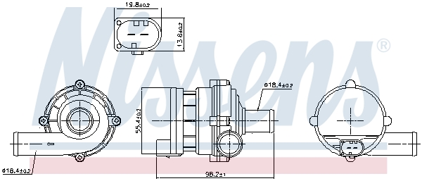 Auxiliary Water Pump (cooling water circuit)  Art. 832169