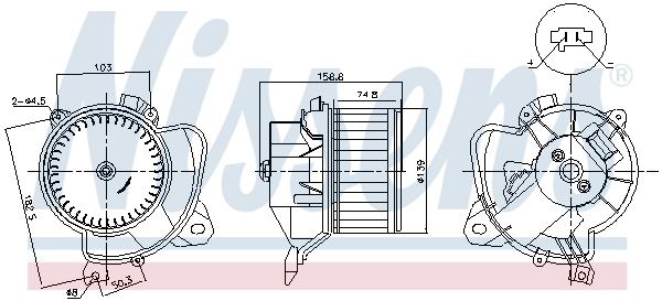 Interior Blower  Art. 87574