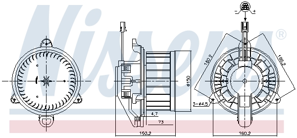 Interior Blower  Art. 87579