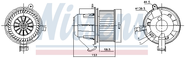 Interior Blower  Art. 87607