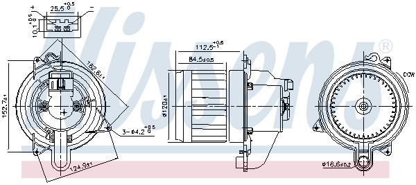 Interior Blower  Art. 87609