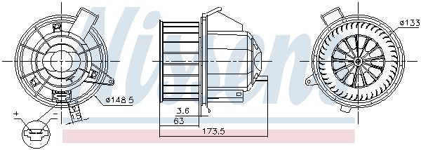 Interior Blower  Art. 87617