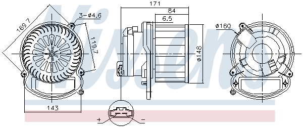 Interior Blower  Art. 87635