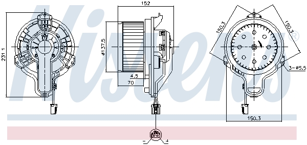 Interior Blower  Art. 87648