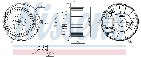 Interior Blower  Art. 87762