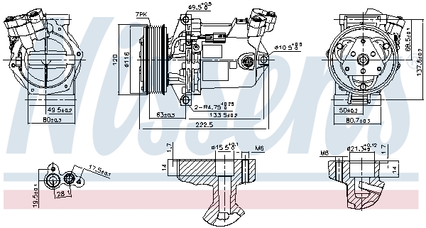 Compressor, air conditioning  Art. 890042