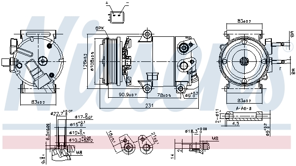 Compressor, air conditioning  Art. 890588