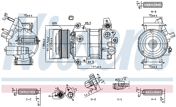 Compressor, air conditioning  Art. 890786