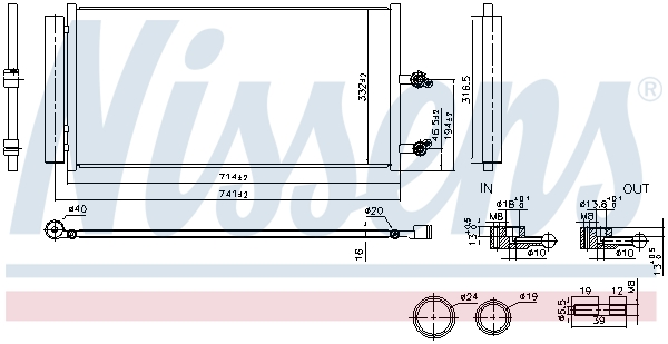 Condenser, air conditioning  Art. 941291