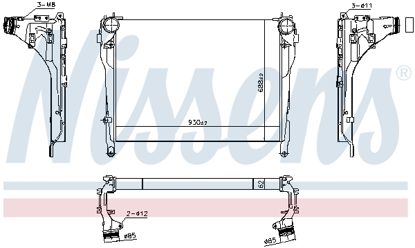 Intercooler (9605000002)  Art. 961566