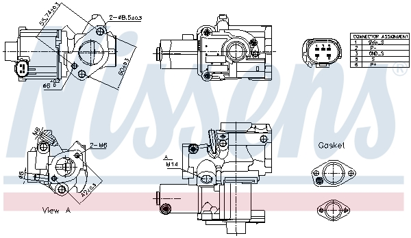 EGR Valve  Art. 98199