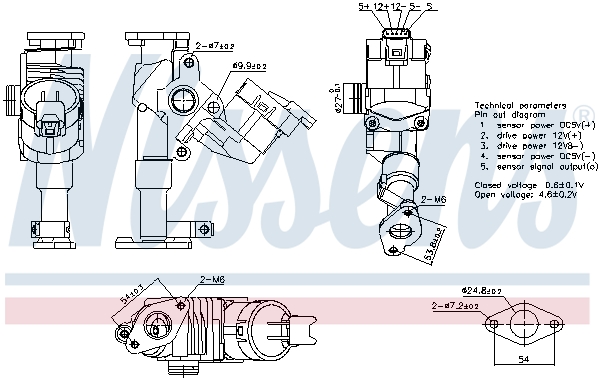 EGR Valve  Art. 98423