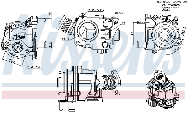 EGR Valve  Art. 98424