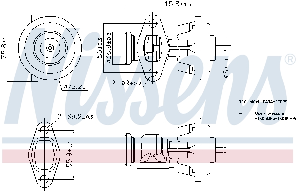 EGR Valve  Art. 98439