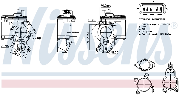 EGR Valve  Art. 98463