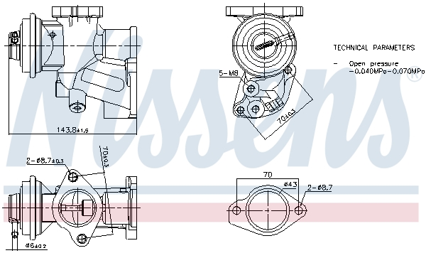 EGR Valve  Art. 98476