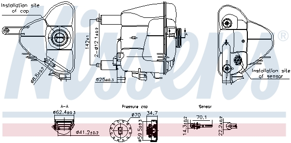 Expansion Tank, coolant  Art. 996191