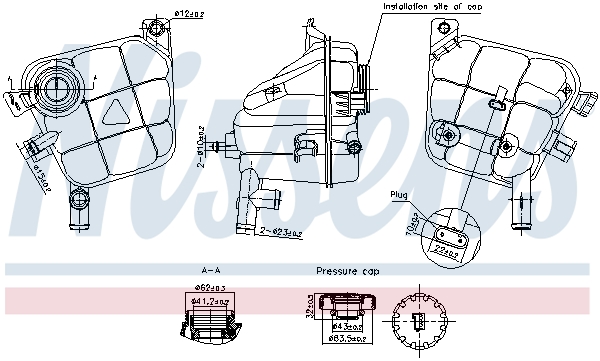 Expansion Tank, coolant  Art. 996207