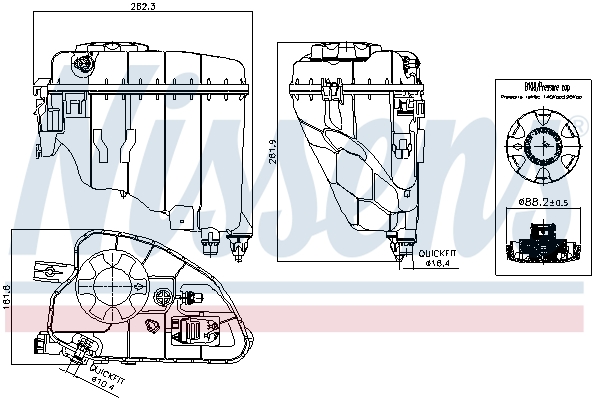 Expansion Tank, coolant  Art. 996209