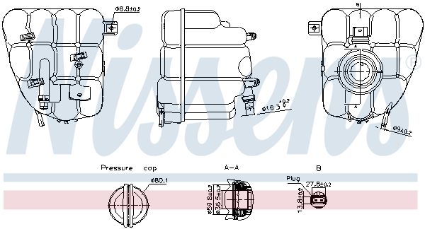 Expansion Tank, coolant  Art. 996255