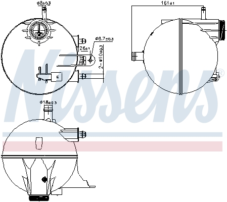 Expansion Tank, coolant  Art. 996295