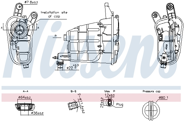 Expansion Tank, coolant  Art. 996301