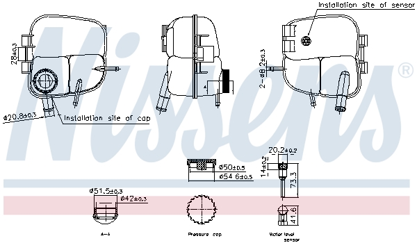 Expansion Tank, coolant  Art. 996303