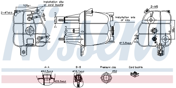 Expansion Tank, coolant  Art. 996307