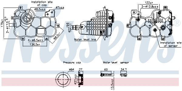 Expansion Tank, coolant  Art. 996316