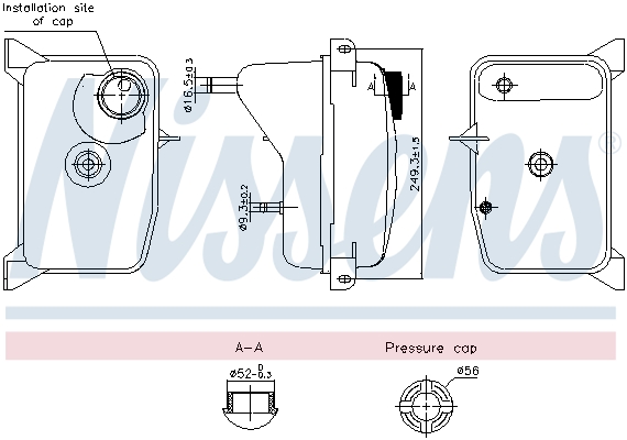 Expansion Tank, coolant  Art. 996353