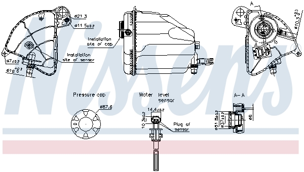 Expansion Tank, coolant  Art. 996358