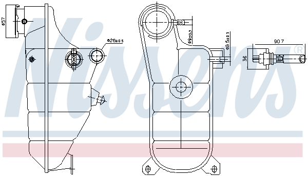 Expansion Tank, coolant  Art. 996364