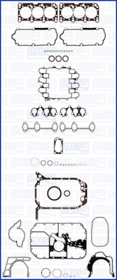 Full Gasket Kit, engine (With cylinder head gasket)  Art. 50176600