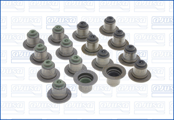 Seal Set, valve stem (Below)  Art. 57043100