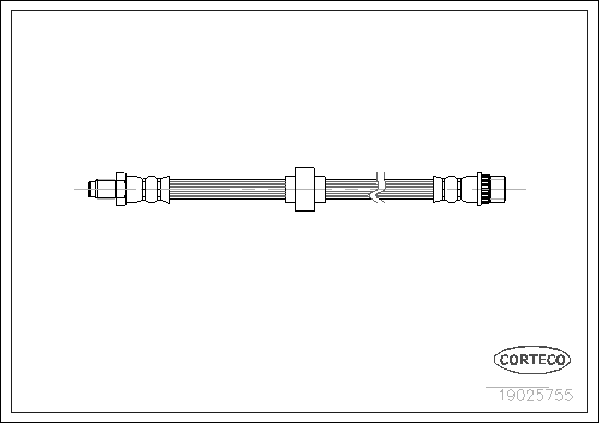 Brake Hose (Rear axle)  Art. 19025755