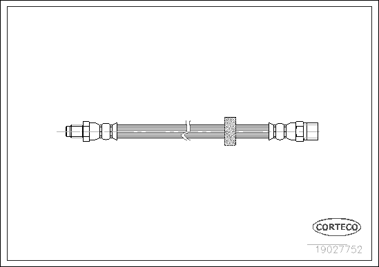 Brake Hose (Rear axle)  Art. 19027752