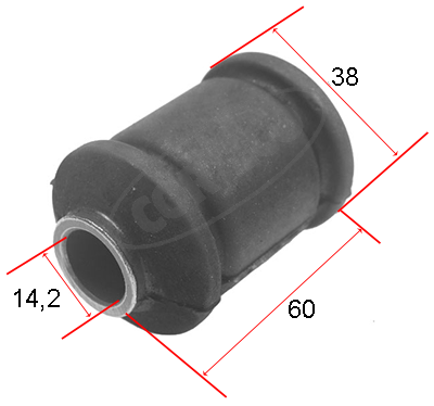 Mounting, control/trailing arm (front axle both sides)  Art. 21653104