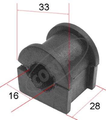 Mounting, stabiliser bar (Front axle)  Art. 80000451