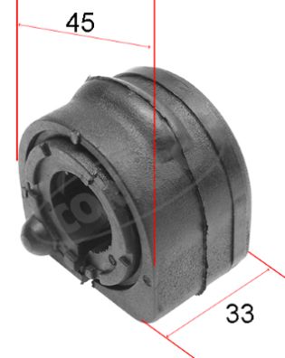 Mounting, stabiliser bar (Rear axle, both sides)  Art. 80000459