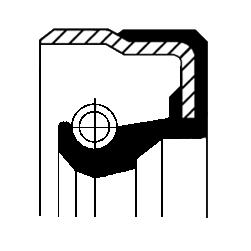 Shaft Seal, differential (40)  Art. 12015261B